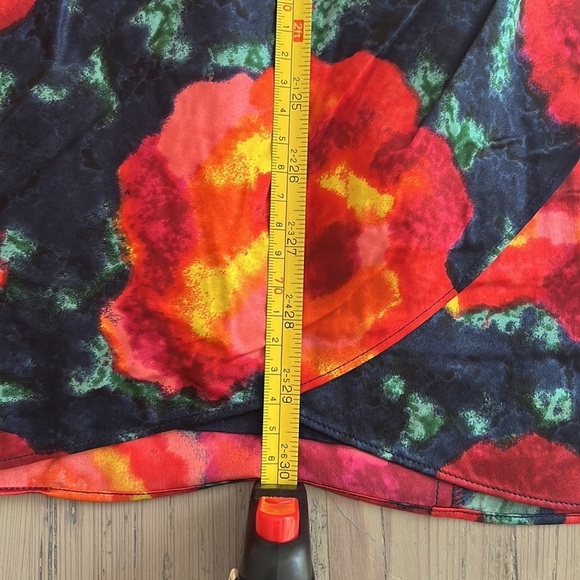 🆕 Cinq á Sept Silk Floral Trini Halter Mini Wrap Dress - Picture 7 of 12